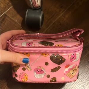 Dessert themed makeup bag